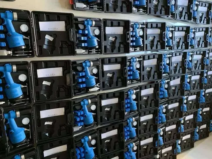 Pistola Per Rivetti Elettrica Senza Fili 20V – 2 Funzioni Automatiche – Kit Con Batteria 1500mAh E Caricatore – Per Auto E Officina