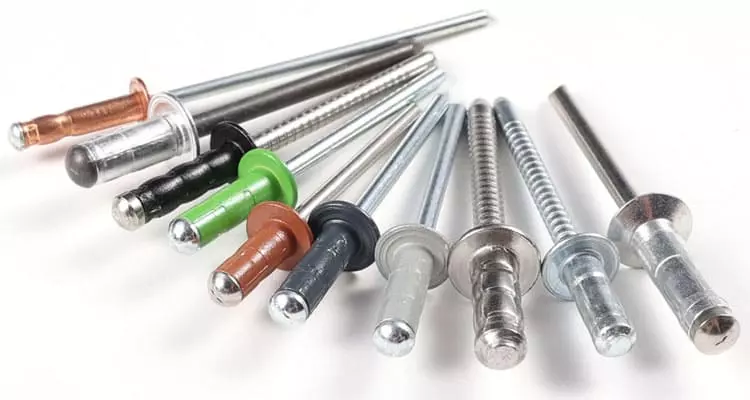 Types of multi grip pop rivets