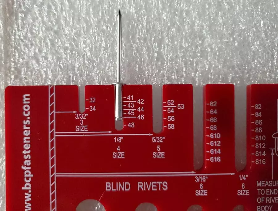 What is the Rivet Diameter