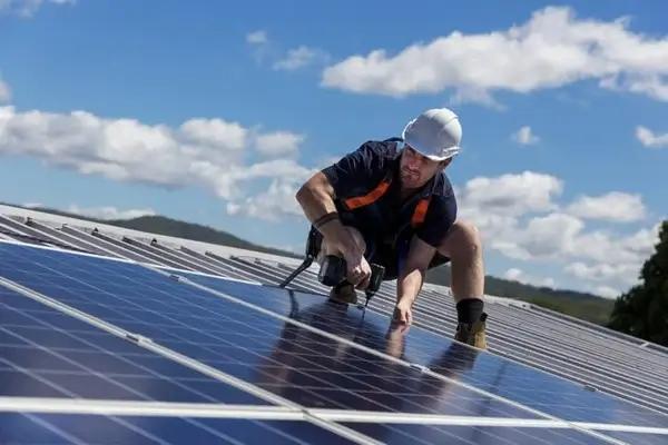 Common locations for rivets in solar roofs