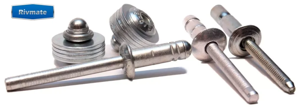 What types of blind rivets are galvanized
