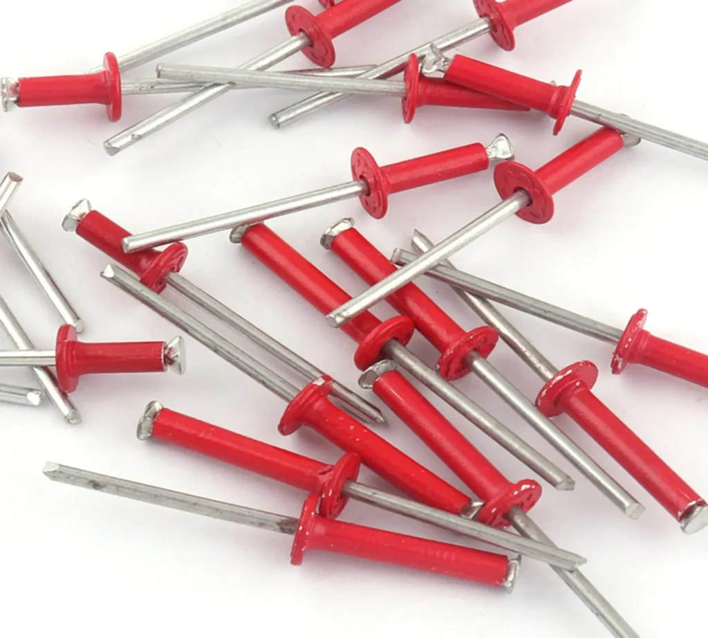 Red Pop Rivets