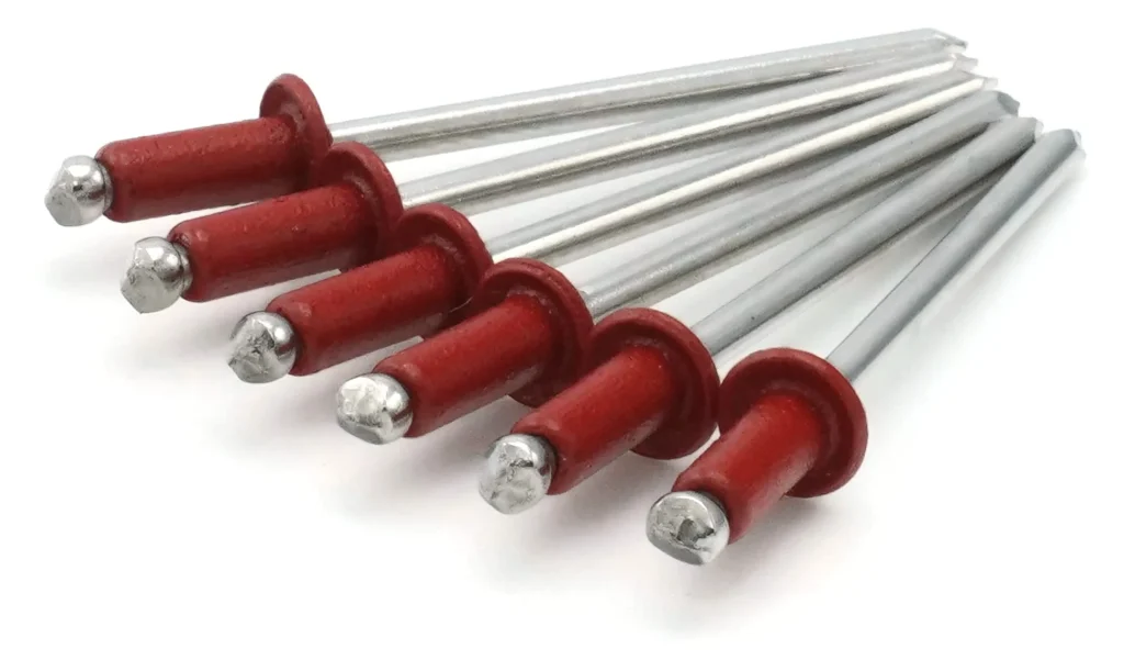 Red Pop Rivets