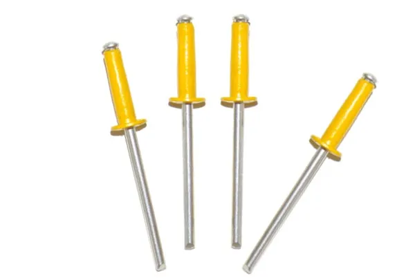 Yellow Pop Rivets