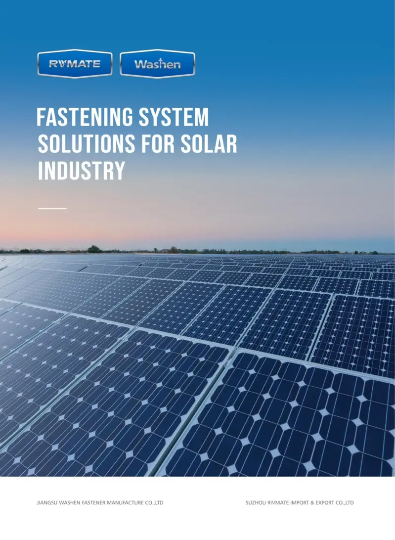 2026 Rivmate Fastening System Solutions for Industry Solar Catalog