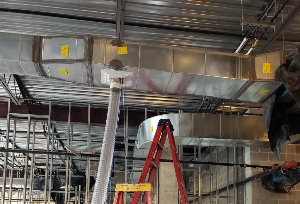 HVAC duct air leakage