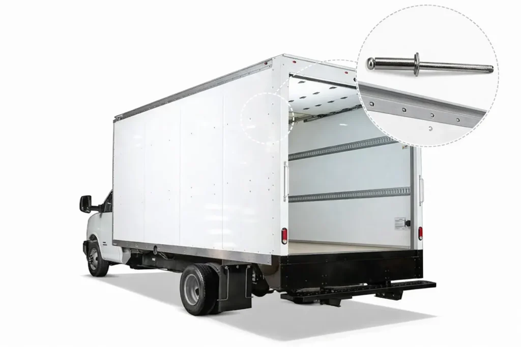 blind rivets for truck body