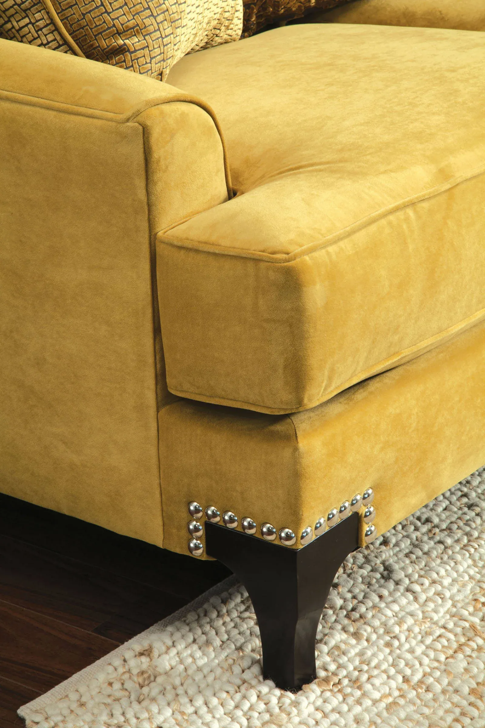 sofa Golden color