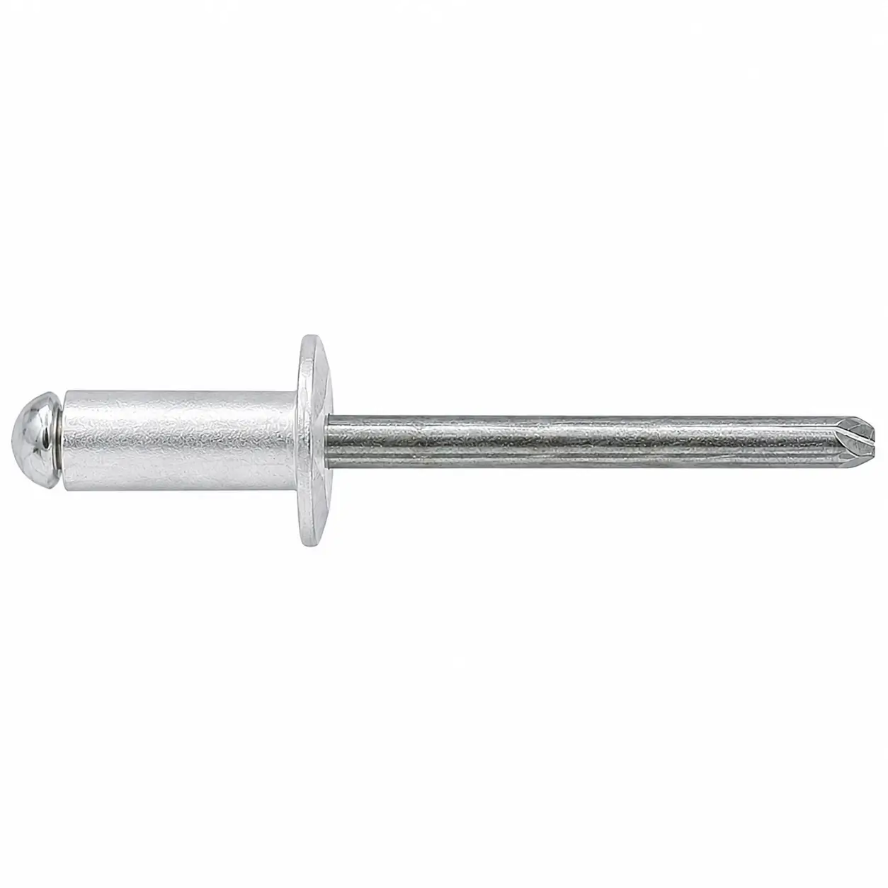 Aluminum body/Carbon Steel mandrel Open Rivets