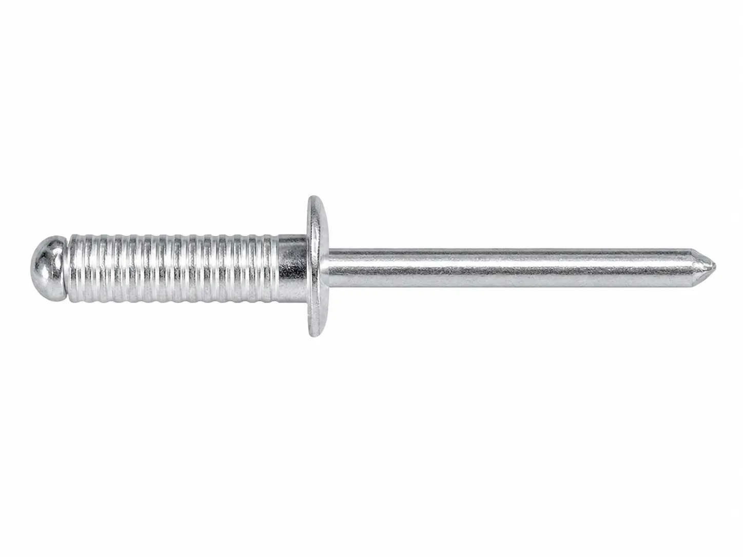 Aluminum body/Steel mandrel Grooved Pop Rivets