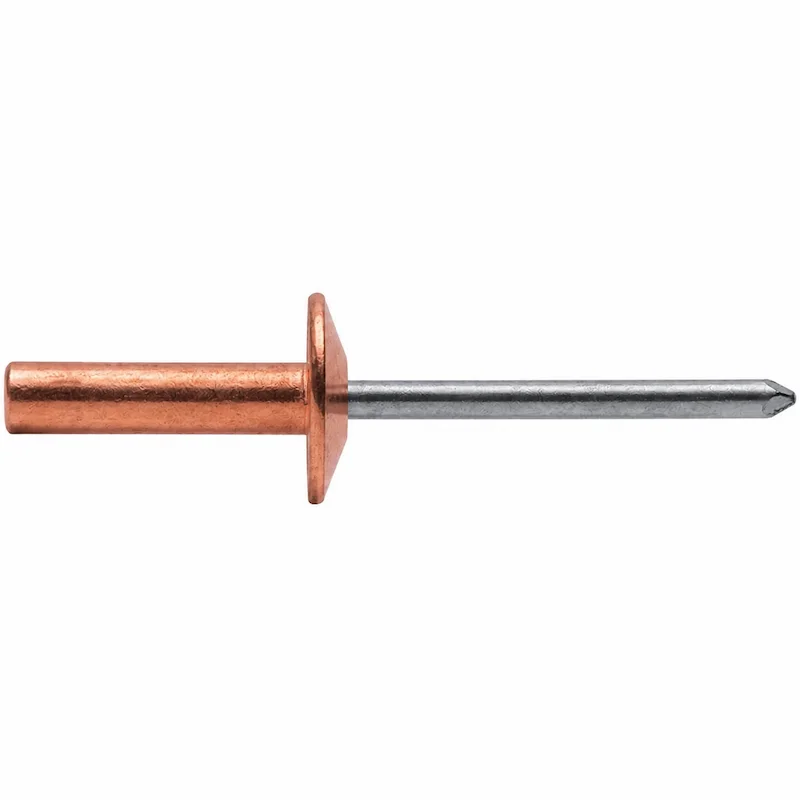 Copper Body/Steel Mandrel Closed End Blind Rivets