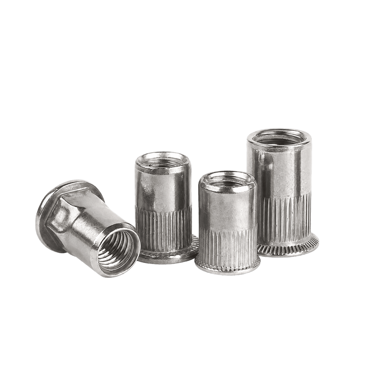 Aluminum Rivet Nuts - Aluminum Threaded Inserts - Rivamte Rivnuts