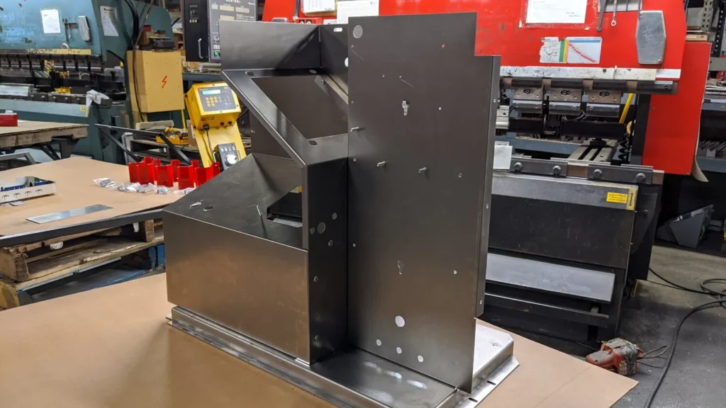 Countersunk Pop Rivets-Large-Sheet-Metal-Assembly