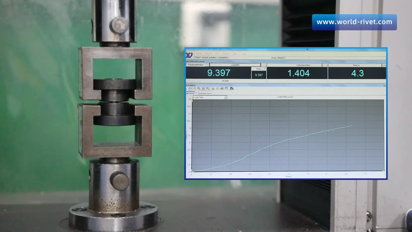 Shear Test Fixture for Hollow Rivets