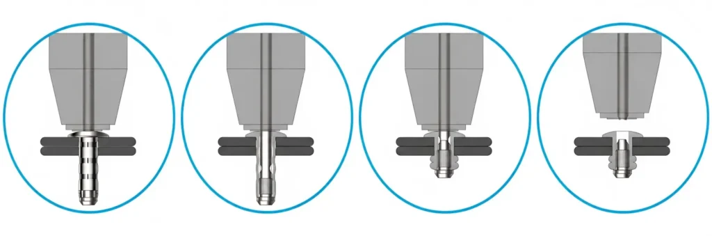 The Riveting Process for Multi Grip Blind Rivets