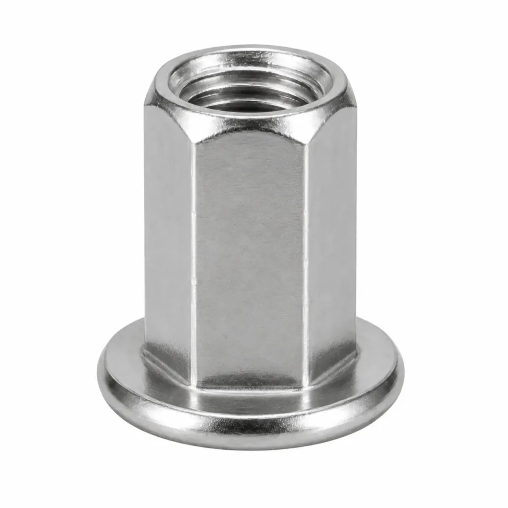 Full Hex Flat Head Rivet Nuts