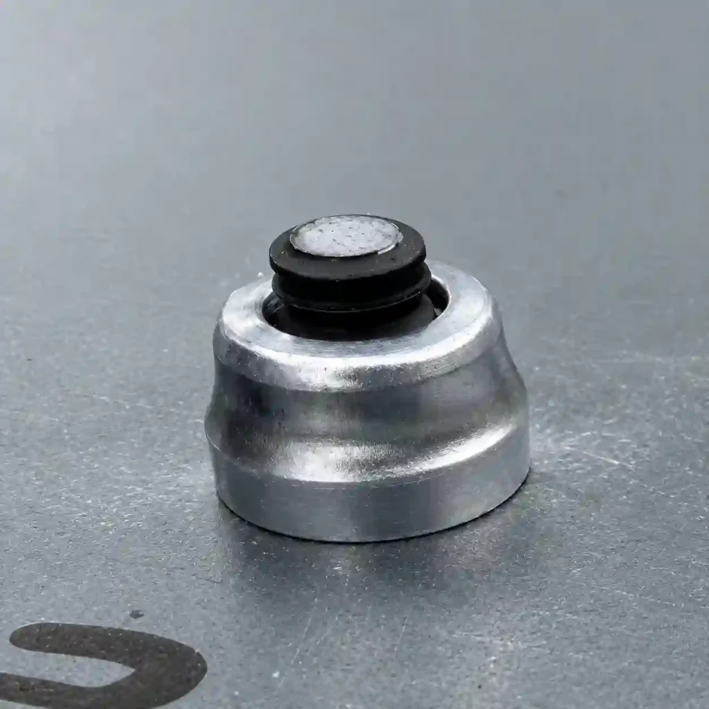 Incomplete deformation of the rivet body