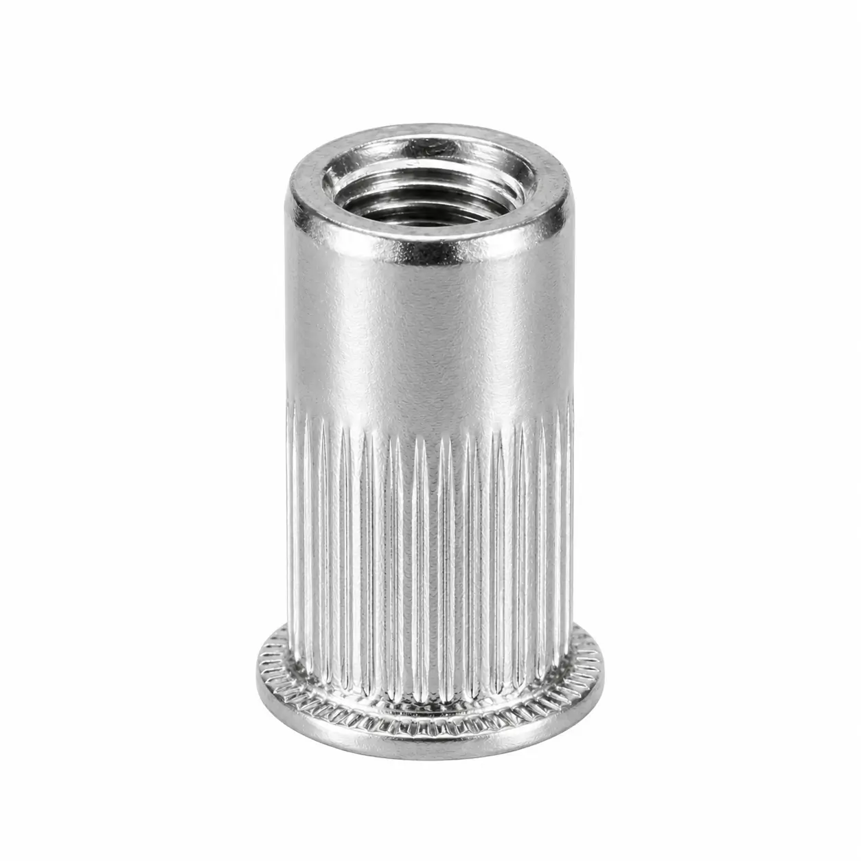 Reduced Head Knurled Rivet Nuts