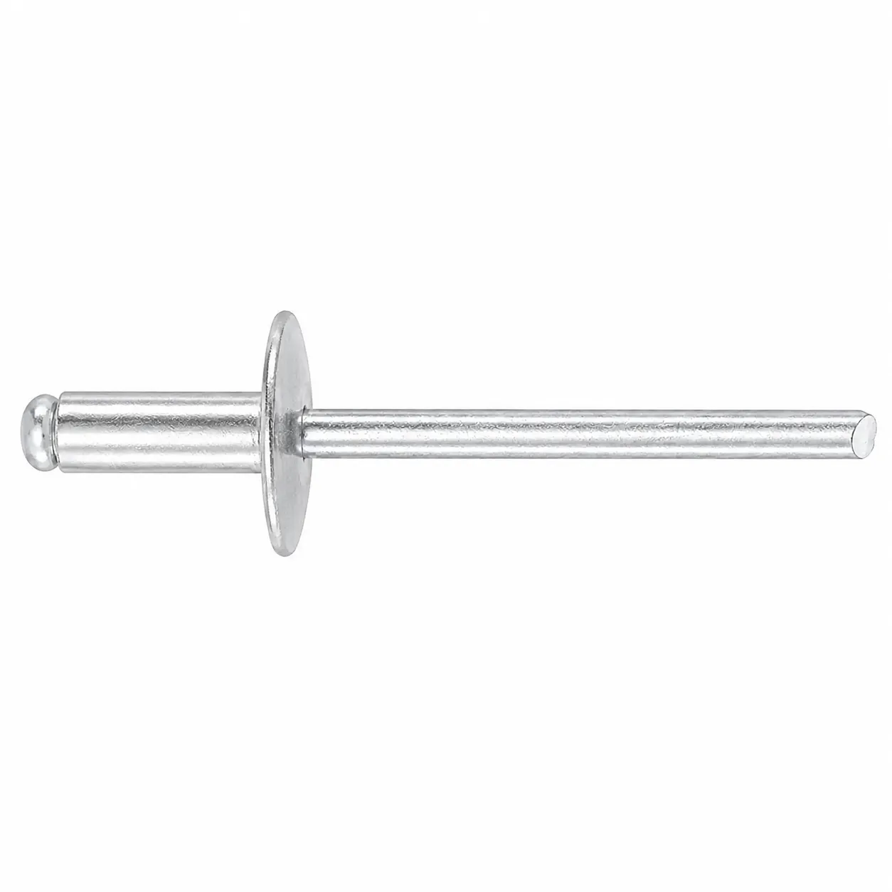 Large Flange Silver Pop Rivets