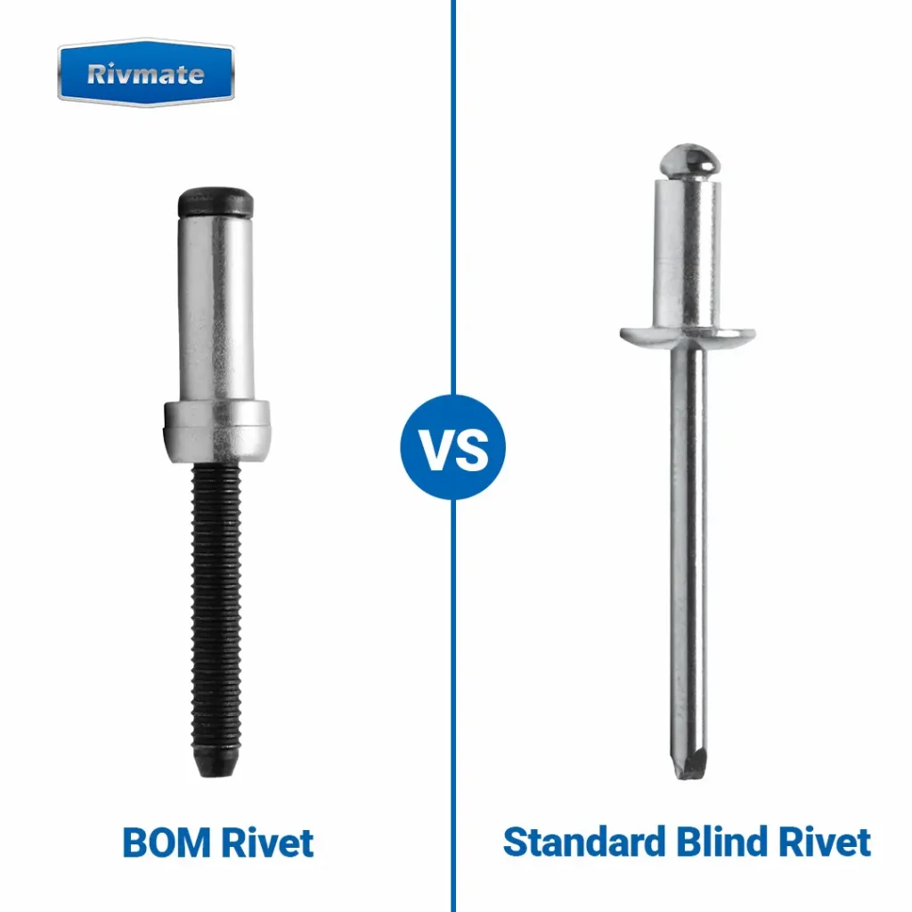 BOM Rivet vs Standard Blind Rivet