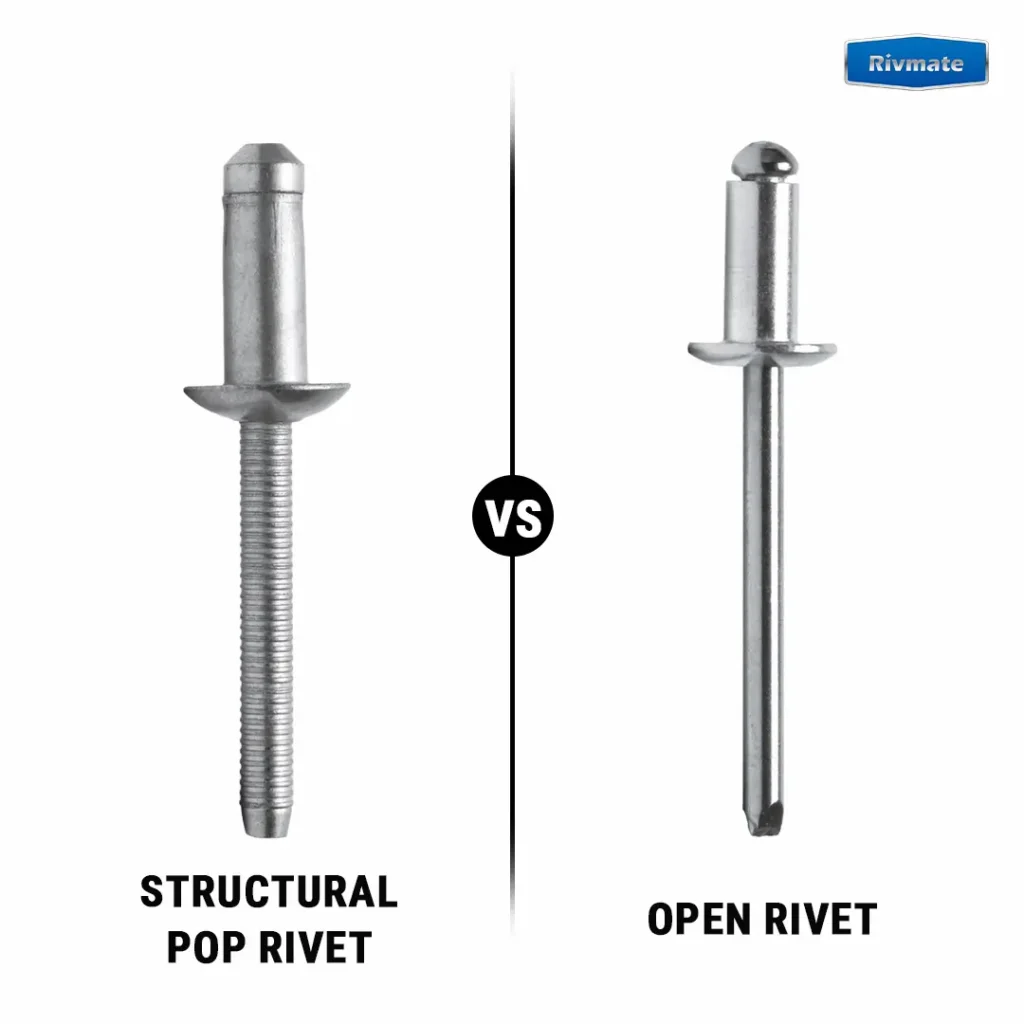 How Do Structural Pop Rivets Compare with Open-End Blind Rivets