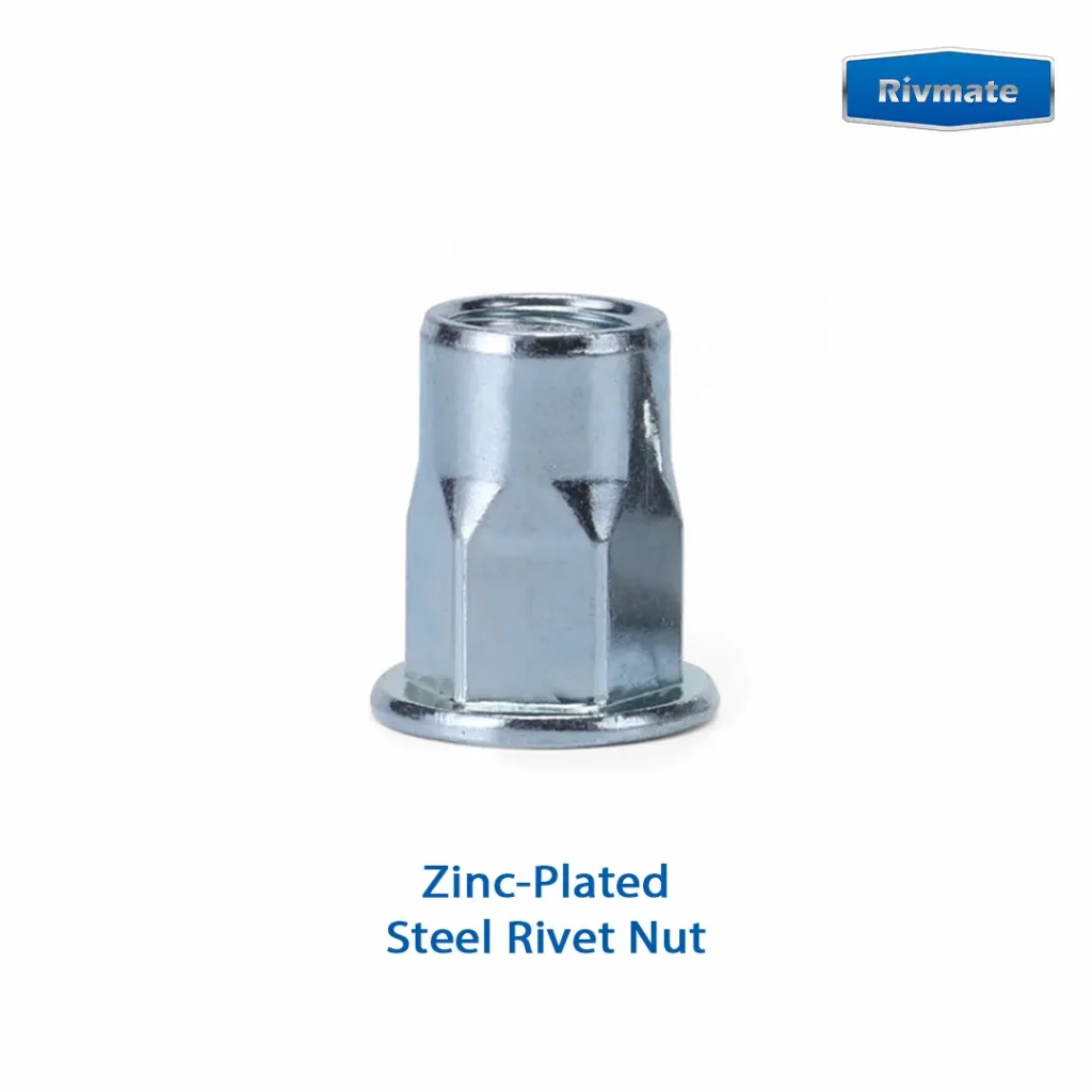 Zinc-Plated Steel Rivet Nuts